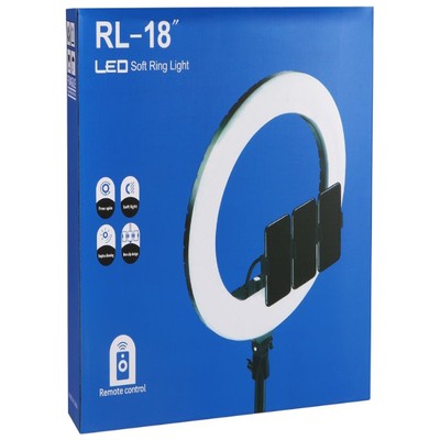 רינג 18 45 סמ קופסא כחולה RGB