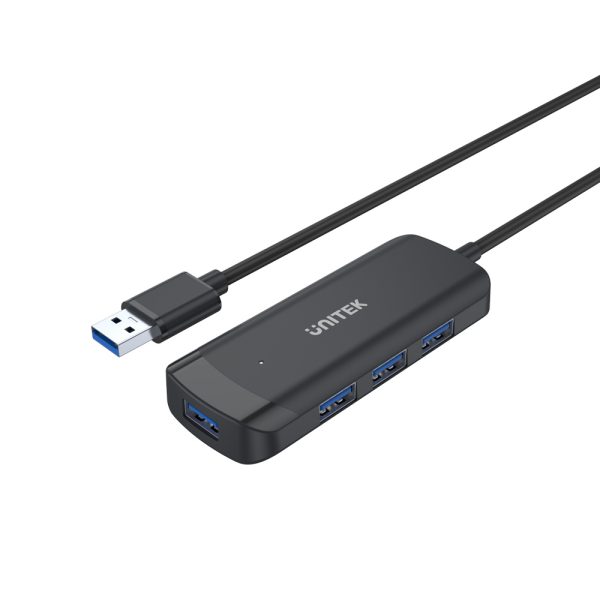 موزّع USB-C 3.0 إلى ‎3× USB-A 3.0 (5Gbps)‎ + قارئ بطاقات SD/microSD – Type-C