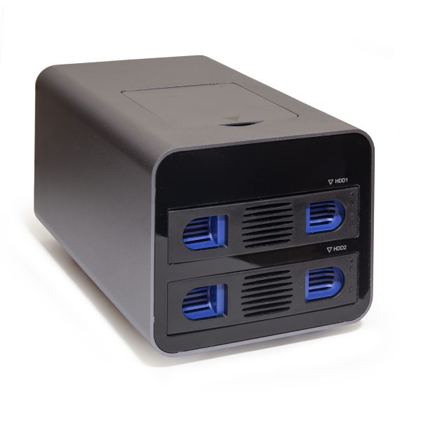 מארז חיצוני כפול ‎2-Bay‎ ‎USB-C 10Gbps‎ ‎RAID‎ ‎40TB‎